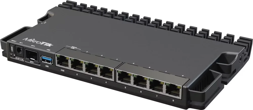 MikroTik RB5009UG+S+IN Router mit 7x Gigabit, SFP+ 10G, USB 3.0
