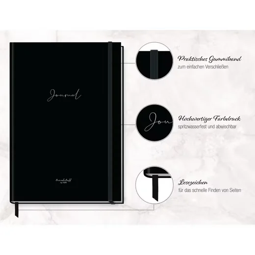 HÄFFT Notizbuch Trendstuff Journal A4 Plus punktkariert dotted