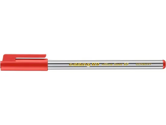 EDDING 89 Office Liner EF Fineliner, 10er Set Rot