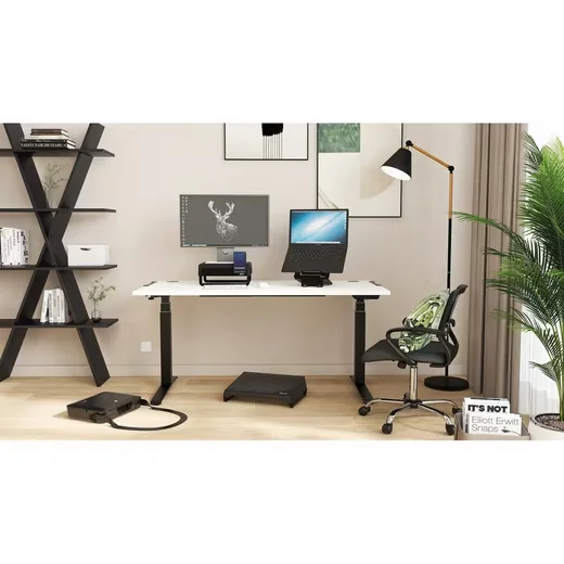 FELLOWES Breyta Fußstütze schwarz für Büro und Schreibtisch