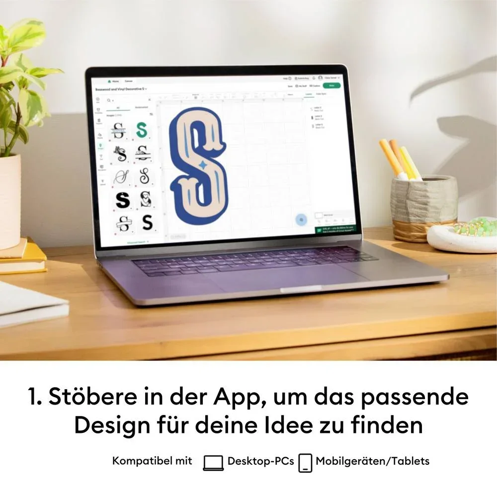 Cricut Maker 4 Essentials Bundle Schneideplotter Set Salbei