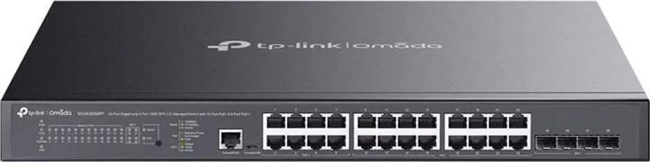 TP-Link SG3428XMPP Omada 24x Gigabit und 4x 10G SFP L2 Managed Switch