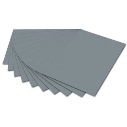 FOLIA 6784E Tonpapier Bastelkarton 50 x 70 cm steingrau