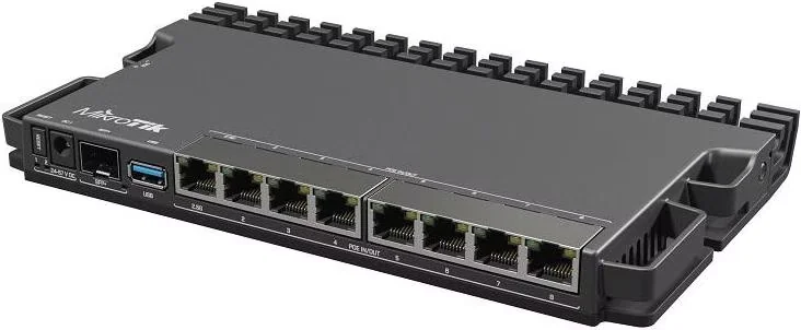 MikroTik RB5009UPr+S+IN Router 8x Gigabit, 10G SFP+, PoE