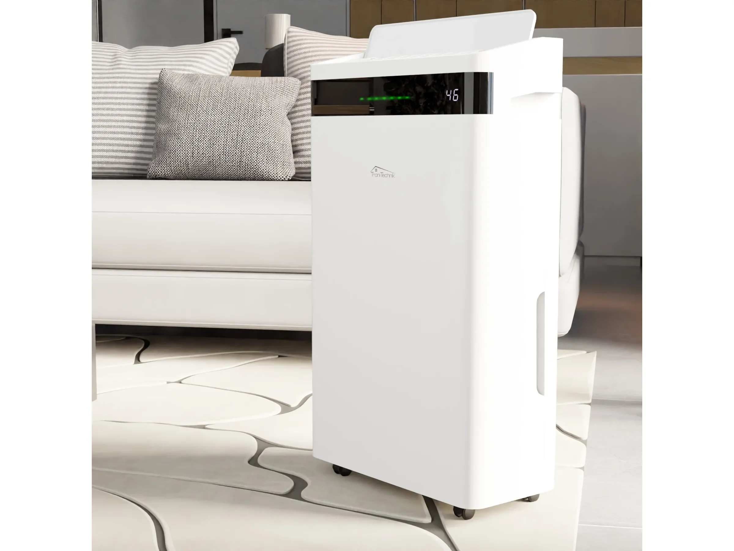 TroniTechnik EF04 Luftentfeuchter 20 l/24h, 5,5 l Tank, Kompressor