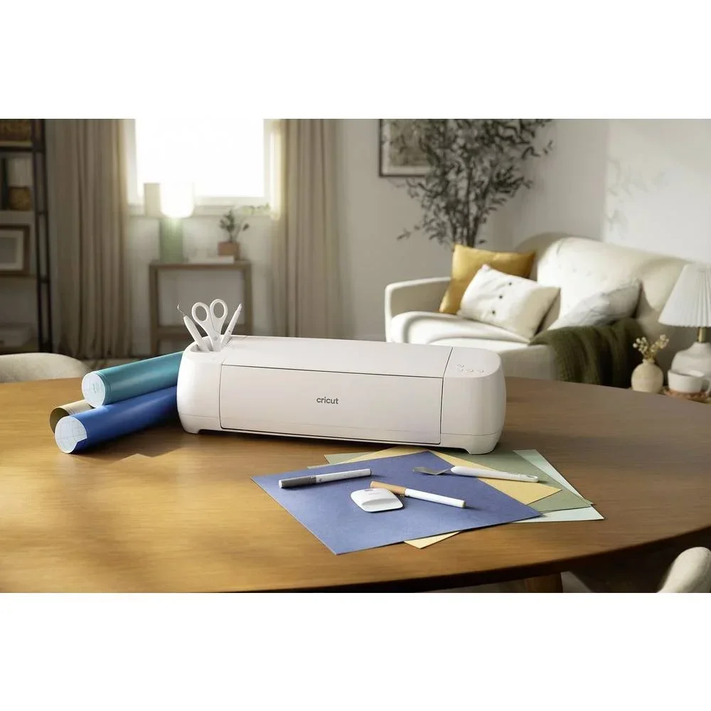 Cricut Explore 4 Schneideplotter Muschelweiß für Vinyl und Papier