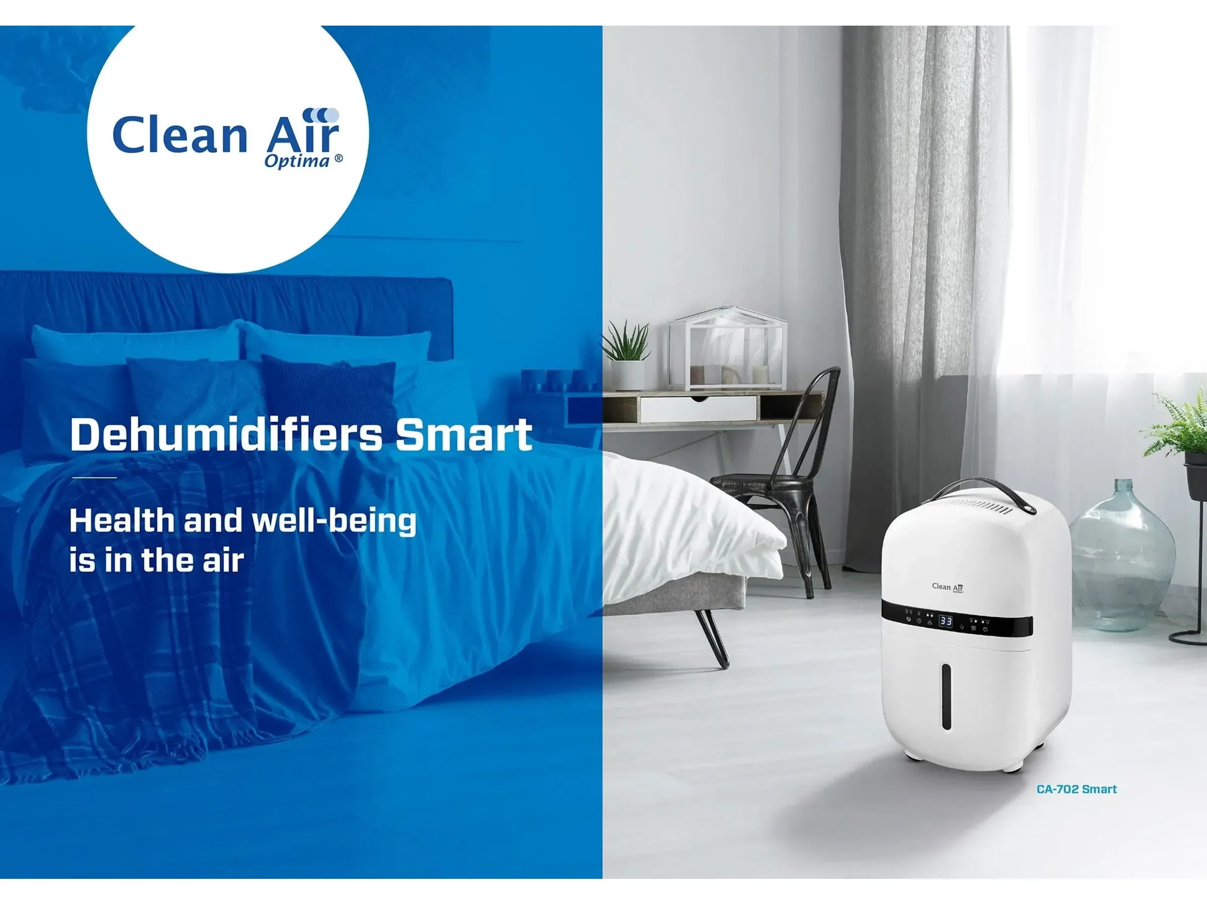 Clean Air Optima CA702 Smart Luftentfeuchter Luftreiniger bis 20 m2
