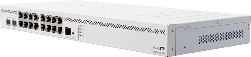 MikroTik CCR2004-16G-2S+ Cloud Core Router 16x Gigabit 2x SFP Plus 10G