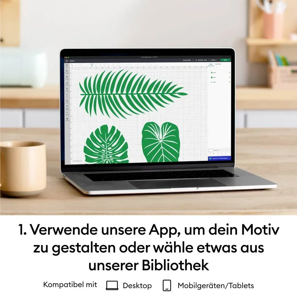 Cricut Maker 3 smarter Schneideplotter Maschine Blau