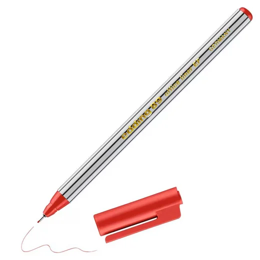 EDDING 89 Office Liner EF Fineliner, 10er Set Rot