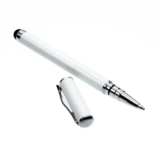 kwmobile 2-in-1 Stylus Kugelschreiber Touchpen für Smartphone Tablet