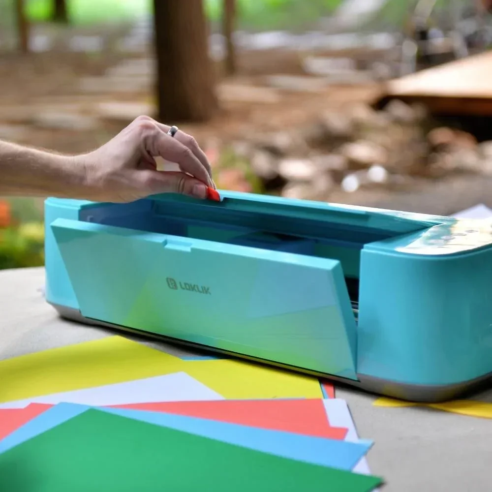 LOKLiK Crafter smarter Schneideplotter für Vinyl Papier Türkis