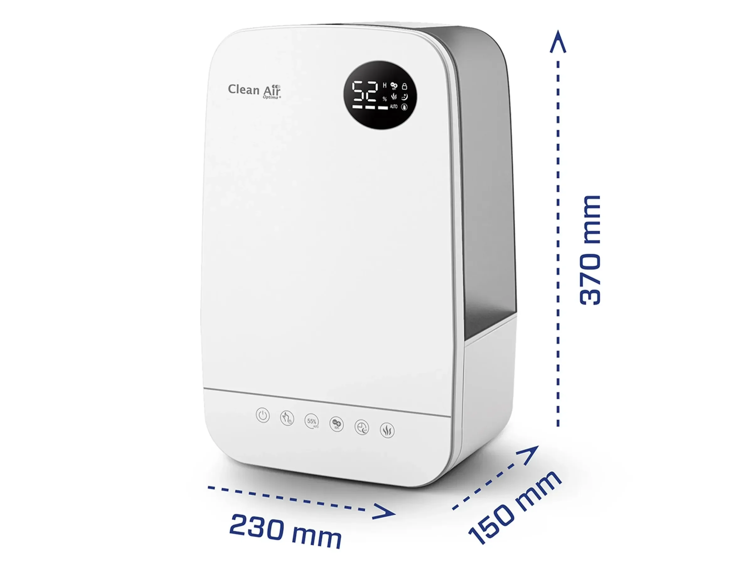 Clean Air Optima CA606W Luftbefeuchter 480 ml/h für Räume bis 65 m²