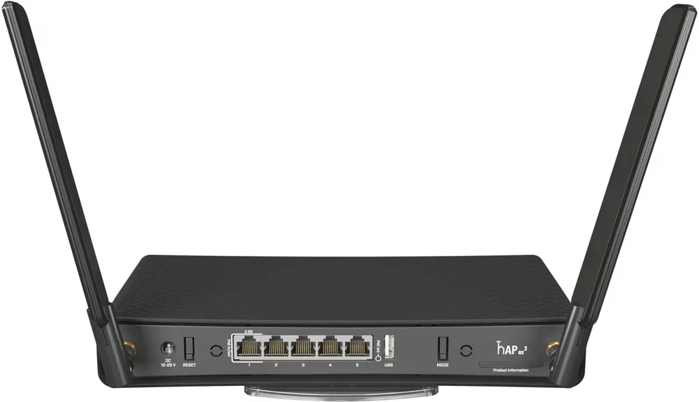 MikroTik hAP ax3 Dual-Band WLAN Router WiFi 6 5x Gigabit LAN