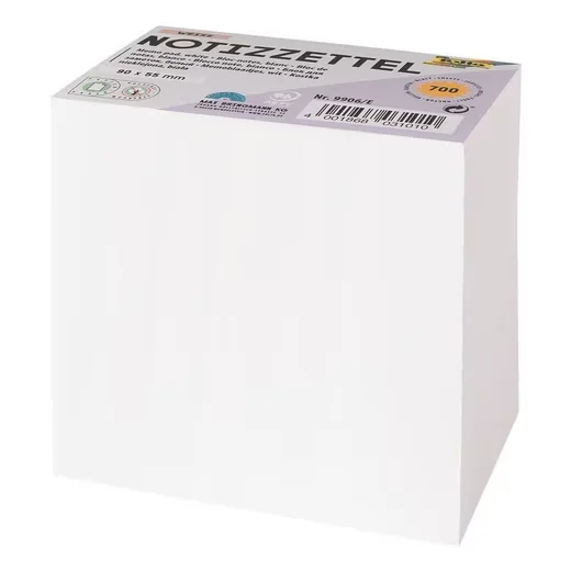 FOLIA Notizzettel Zettelblock für Büro und Schule