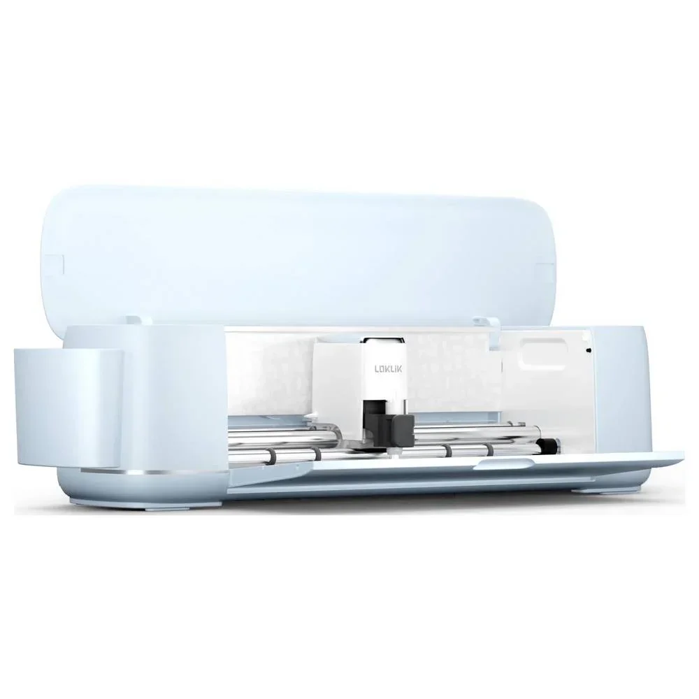 LOKLiK iCraft Schneideplotter für über 100 Materialien Pastellblau DIY