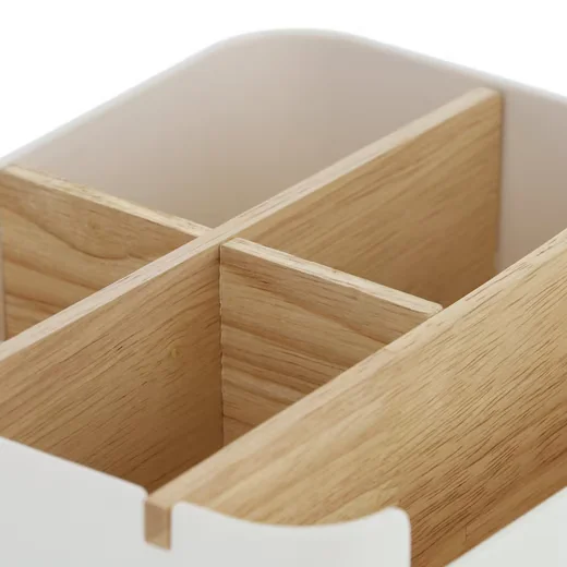 Relaxdays Schreibtisch Organizer mit 5 Fächern für Büro und Stifte