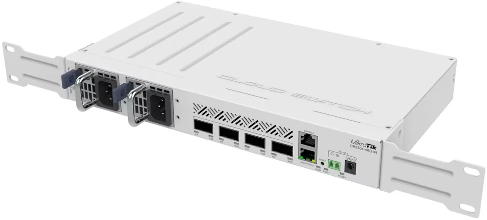 MikroTik CRS504-4XQ-IN 4x 100GbE QSFP28 Cloud Router Switch