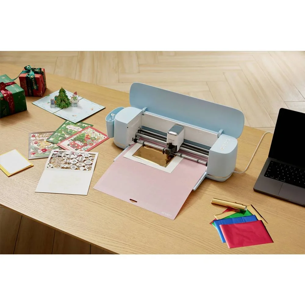 LOKLiK iCraft Schneideplotter für über 100 Materialien Pastellblau DIY