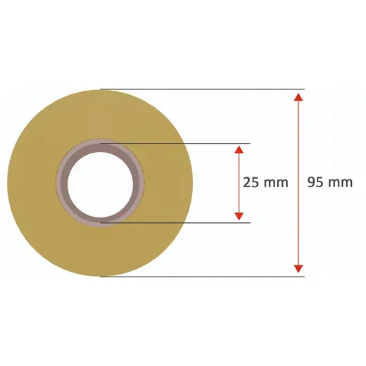 GOODMARKT Thermoetiketten 40x30 mm selbstklebend Rolle 1000 Etiketten