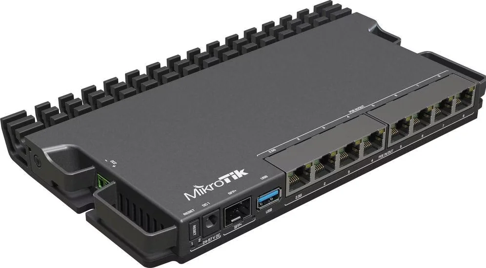 MikroTik RB5009UPr+S+IN Router 8x Gigabit, 10G SFP+, PoE