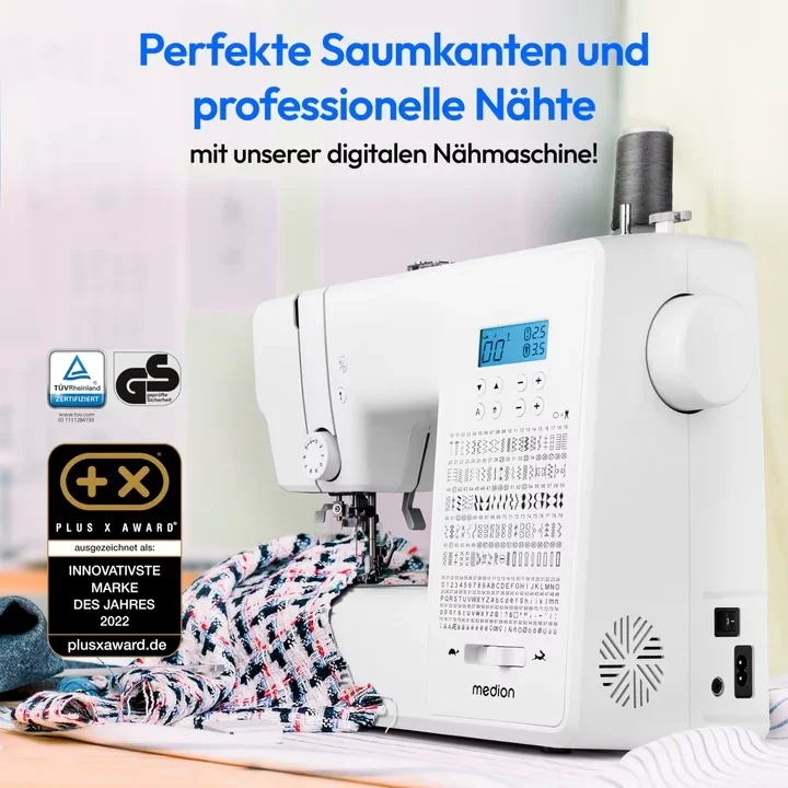 MEDION Digitale Nähmaschine SD36 MD11881 Computer Nähmaschine