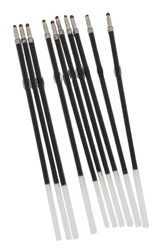 HUNDB Kugelschreiberminen Blau 1,0 mm 10er Pack weich schreibend