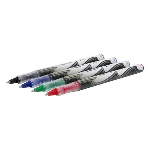 Genie Gelschreiber Schreibroller 12er Set 0,5 mm 4 Farben