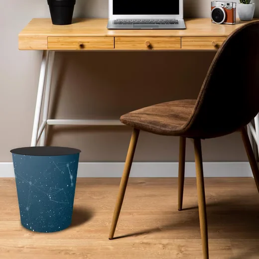 ITENGA Papierkorb 11 Liter Motiv Hightech Abstrakt für Büro