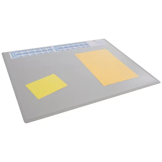 DURABLE Schreibtischunterlage 722310 4-Jahreskalender grau transparent