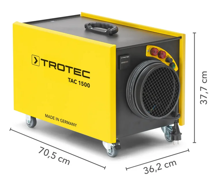 Trotec TAC-Serie Profi-Luftreiniger für Baustelle, Büro, Industrie