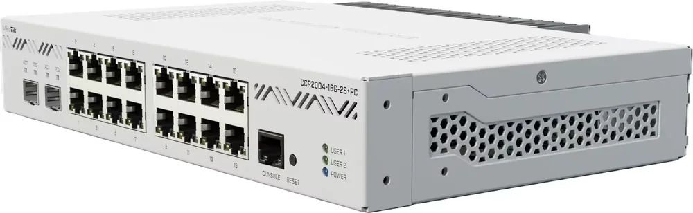 MikroTik CCR2004-16G-2S+ Cloud Core Router 16x Gigabit 2x SFP Plus 10G