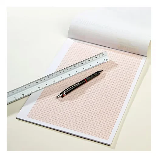 FOLIA Millimeterpapier Zeichenpapier für Schule und Büro