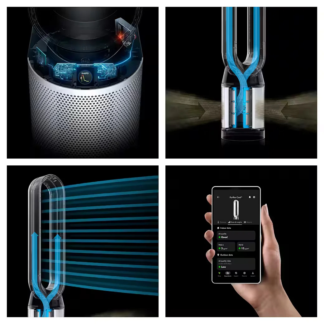 Dyson Purifier Cool PC1 Luftreiniger mit Fernbedienung