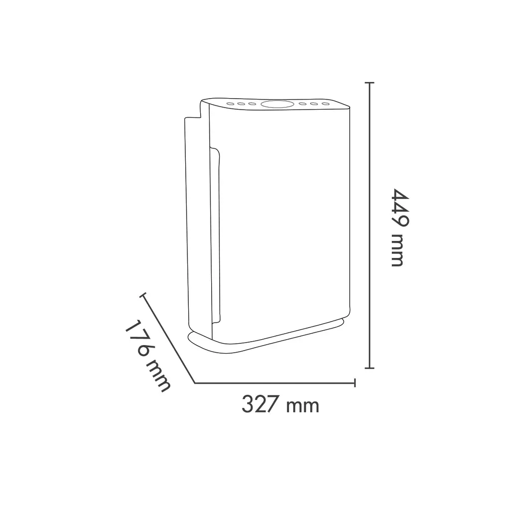 Argoclima Argo Pury Plus UVC Luftreiniger, 220 m3/h, 55 dB