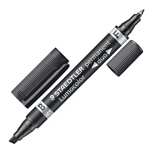 STAEDTLER Lumocolor permanent duo Permanentmarker Doppelspitze