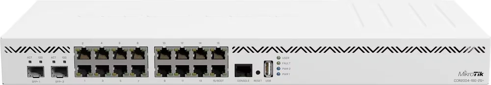 MikroTik CCR2004-16G-2S+ Cloud Core Router 16x Gigabit 2x SFP Plus 10G