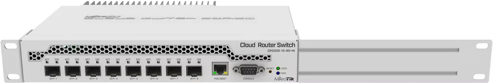 MikroTik CRS309-1G-8S+INL 8x SFP+ 10G Switch, 1x Gigabit LAN