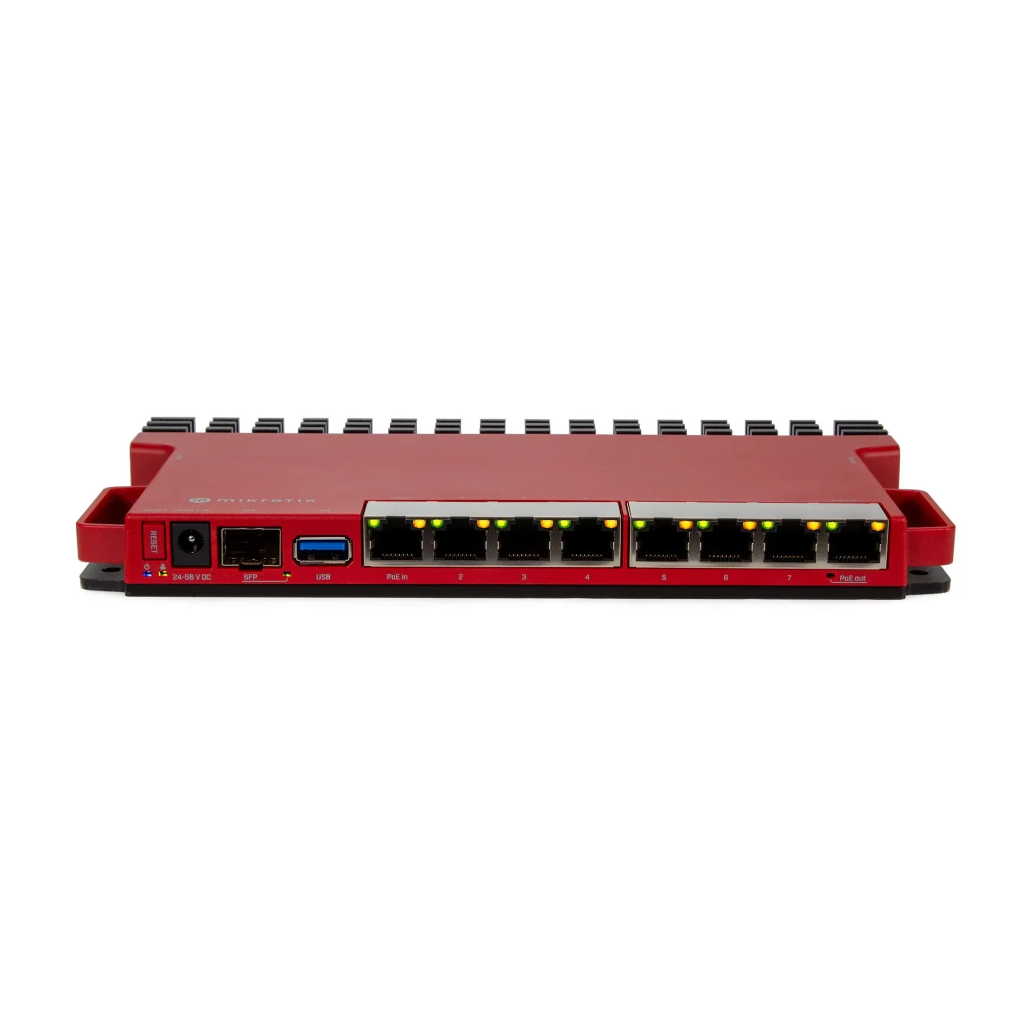 MikroTik L009UiGS-RM Router 2.5G und Gigabit Ethernet, Rot