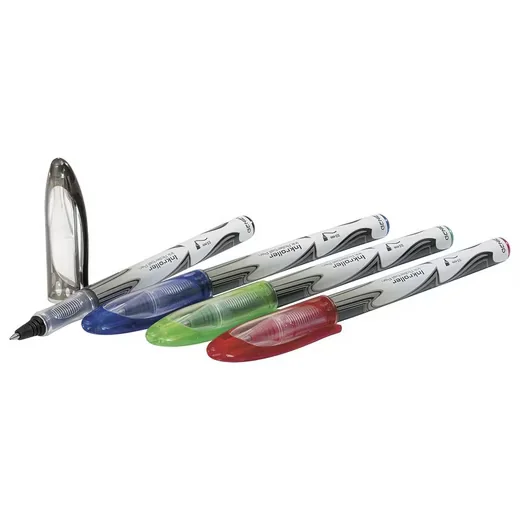 Genie Gelschreiber Schreibroller 12er Set 0,5 mm 4 Farben