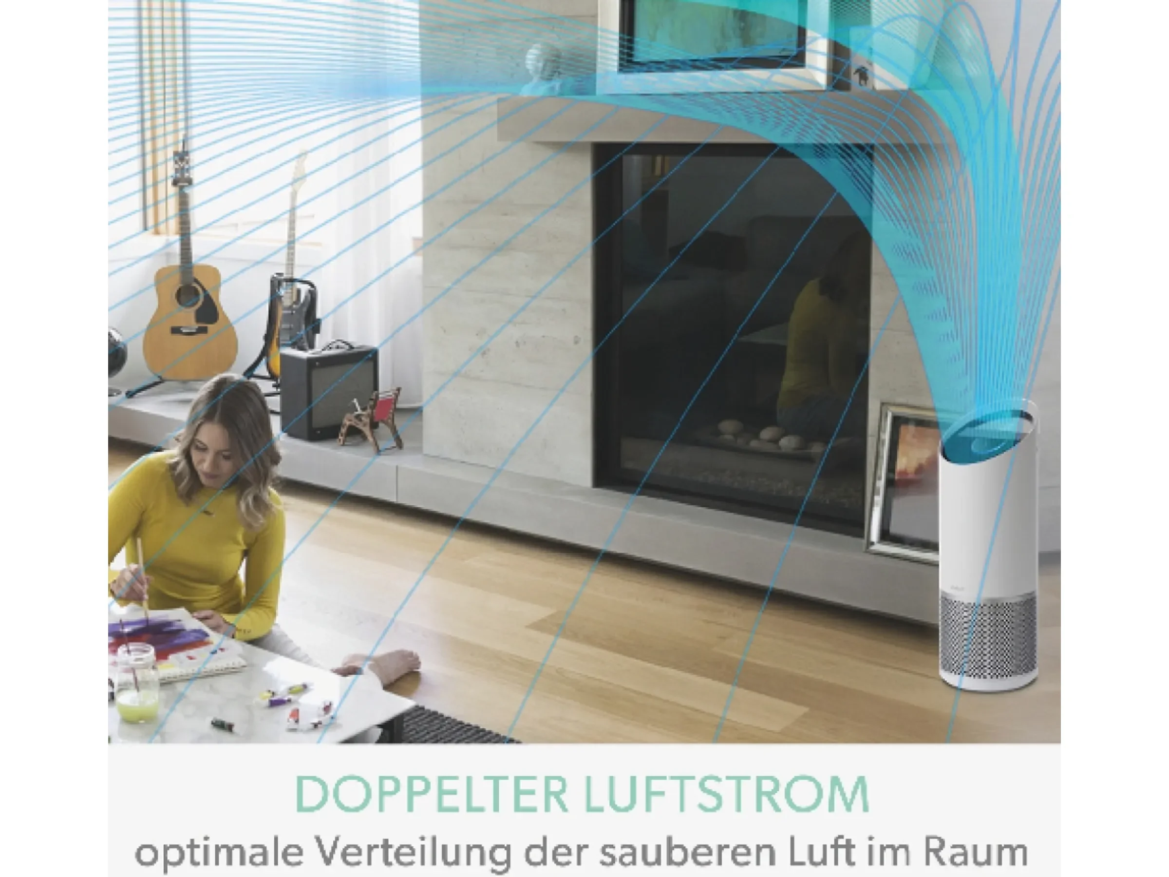 Leitz TruSens Z-1000 Luftreiniger 40 W für Räume bis 23 m²
