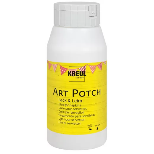 KREUL Art Potch Decoupage Bastelkleber Lack und Leim 750 ml 771 g
