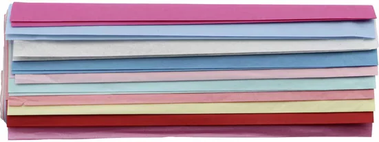 GLOREX Seidenpapier 50 x 70 cm matt 10 Blatt Bastelpapier