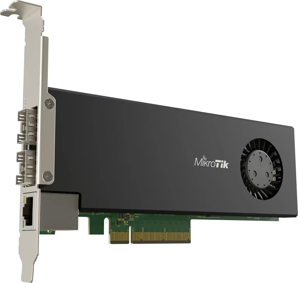 MikroTik CCR2004-1G-2XS-PCIe Netzwerkkarte 2x SFP Plus 10G, 1x 1G RJ45