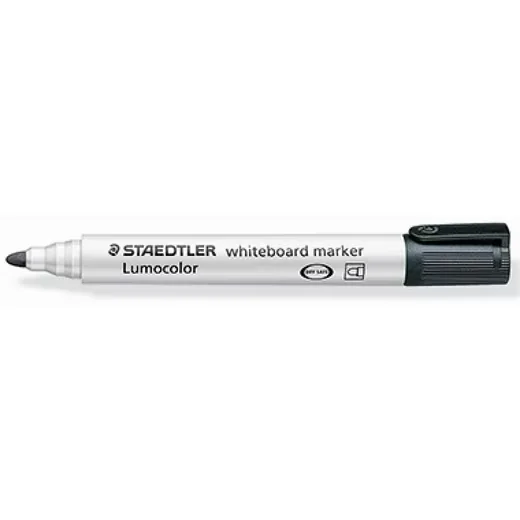 STAEDTLER Lumocolor Whiteboard Marker 351 schwarz 2 mm Rundspitze