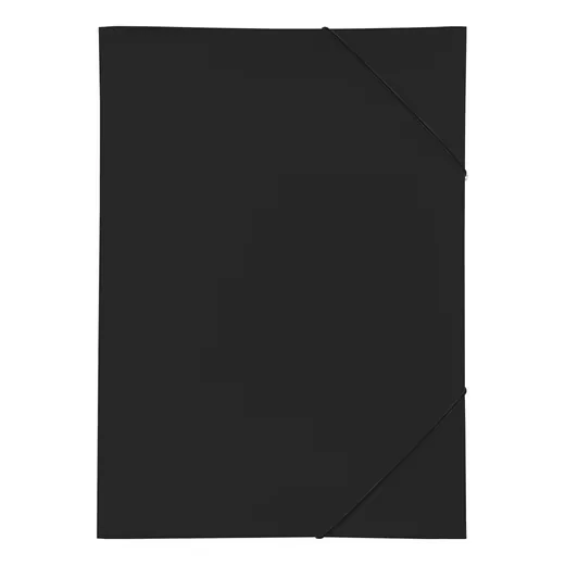 PAGNA Ringbuchmappe A3 PP schwarz mit Gummizug