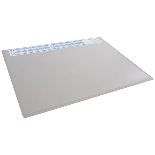 DURABLE Schreibtischunterlage 722310 4-Jahreskalender grau transparent