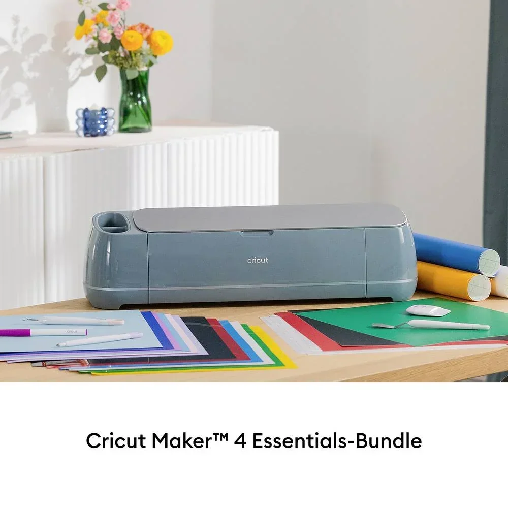 Cricut Maker 4 Essentials Bundle Schneideplotter Set Salbei