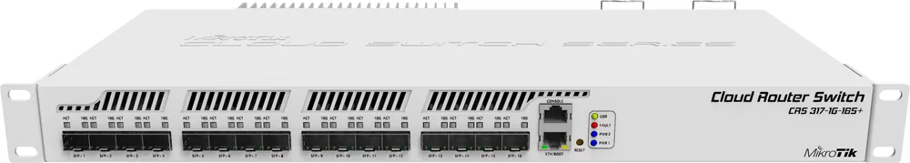 MikroTik CRS317-1G-16S+RM 16x SFP+ 10GbE Rackmount Switch