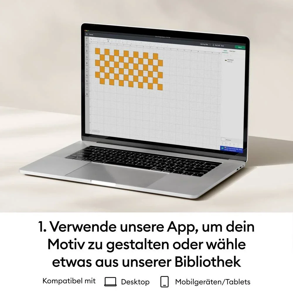 CRICUT Joy Xtra Starter Bundle kompakter Schneideplotter weiß